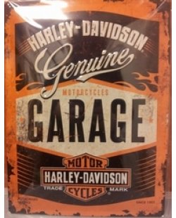 Harley-Davidson genuine garage reclamebord