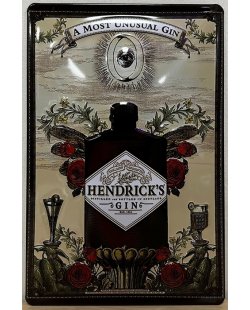 Hendricks Gin reclamebord