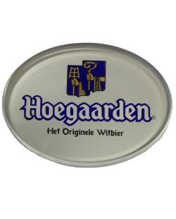 Occasion - Ovale taplens Hoegaarden orginele witbier plat
