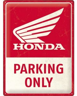 Honda parking only reclamebord