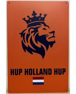 Hup Holland Hup Leeuw reclamebord