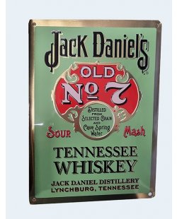 Jack daniel's sour mash reclamebord