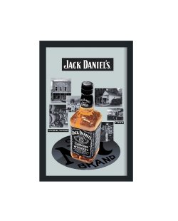 Jack Daniels spiegel met fles 