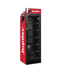 Showroommodel: Jupiler glasdeurkoelkast 345 liter