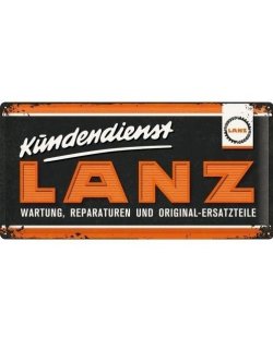 Kündendienst Lanz reclamebord