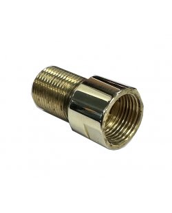 Kraanverlenger messing 5/8 draad 30mm draad