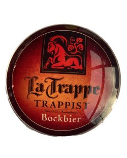 Occasion - Ronde taplens La trappe trappist Bockbier bol 69 mmø 