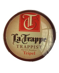 Occasion - Ronde taplens La Trappe trappist Tripel bol 69 mmø 