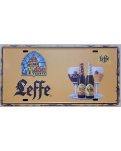 Leffe bier kentekenplaat 