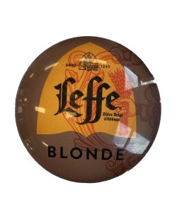 Occasion - Ronde taplens Leffe blonde bol 69 mmø