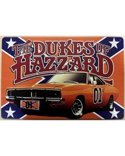 Dukes of hazzard reclamebord