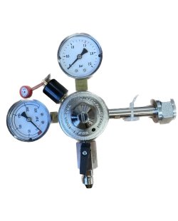 Manometer 1 kraans 0-1,5 bar 