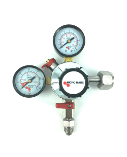 Micro Matic CO₂ drukregelaar 1 kraans 0-10 bar 3/8