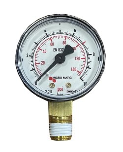 Micro matic drukmeter 0-7 bar 