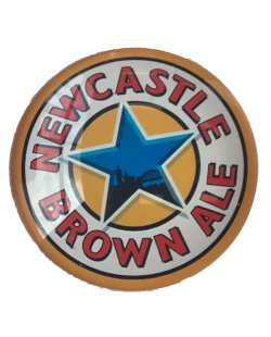 Occasion - Ronde taplens Newcastle brown ale bol 69 mmø 