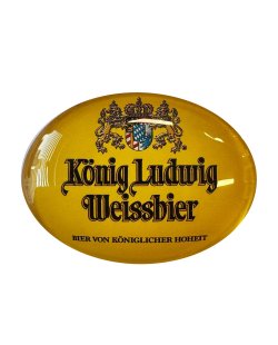  König Ludwig Weissbier ovale taplens