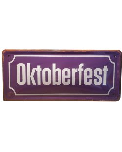 Oktoberfest reclamebord 