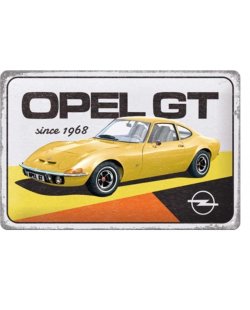 Opel GT reclamebord