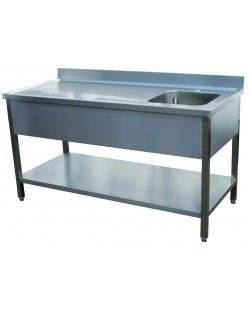 Cheftafel spoelbak rechts met onderblad