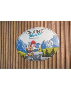 La Chouffe Blanche reclamebord reliëf