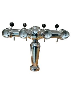 Occasion - Tapzuil parisienne 4 kraans chroom 