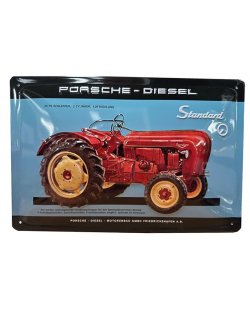 Porsche diesel reclamebord