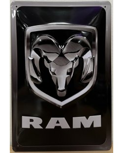 Dodge ram reclamebord