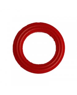 Ring nylon 18x12x3 mm rood