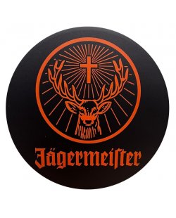 Rond reclamebord Jagermeister