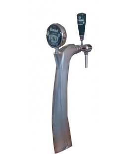 Occasion - Tapzuil Brand weizen Aluminium look 