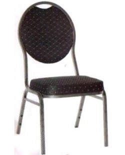 Stapelbare stackchair stoel zwart