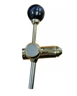 Tapkraan messing 8 mm uitloop