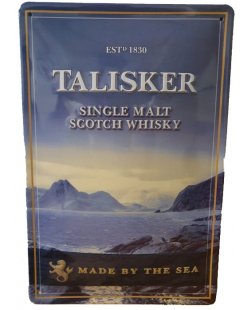 Talisker reclamebord