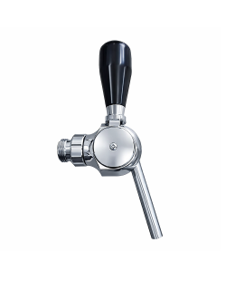 Tapkraan Alpha chroom met 5/8 aansluitset