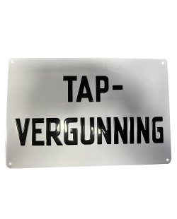 Tapvergunning reclamebord 