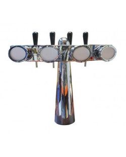 Occasion - Tapzuil Totem 4 kraans met ovale taplenzen