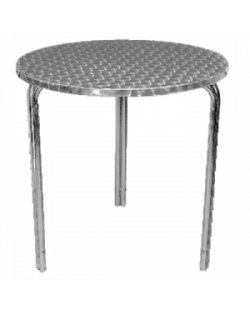 RVS stapelbare ronde tafel