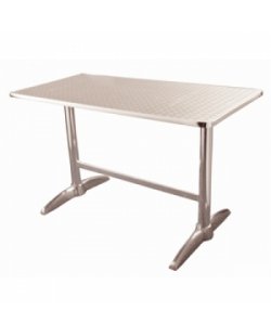 RVS tafel 120 x 60 cm