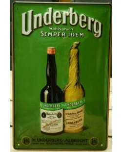 Underberg reclamebord