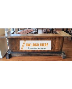 Robuuste Mancave bar met eigen logo