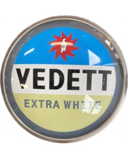 Occasion - Ronde taplens Vedett extra white bol 69 mmø 