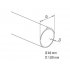 RVS buis ø 40 mm - diverse afmetingen