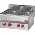 Gastro-M elektrische kookplaat met 4 kookplaten 600 lijn