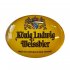  König Ludwig Weissbier ovale taplens