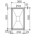 RVS Glazenblad Franke ST-GL30