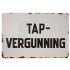 Tapvergunning reclamebord 