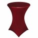 Huren: Statafelhoes stretch kleur bordeaux rood 