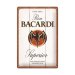 Bacardi - Superior White Wood reclamebord