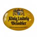  König Ludwig Weissbier ovale taplens