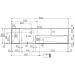 RVS Spoeltapblad Franke ST-BB180-1 maatvoering